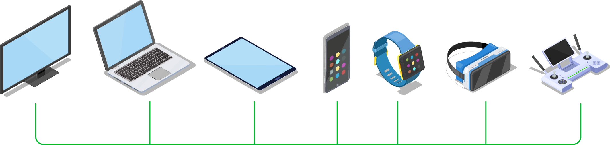 Familiar devices with liquid crystal panels